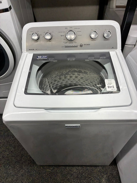 Maytag bravo top load washer  large capacity side x side 27”