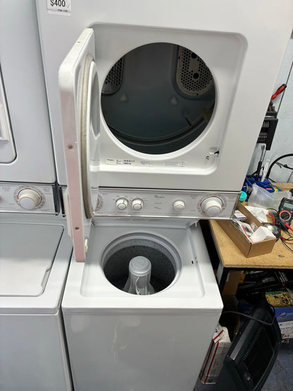 whirlpool laundry center  washer and dryer set gas stackable 24”