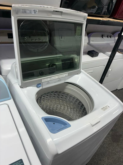 Samsung top load large capacity white 27”