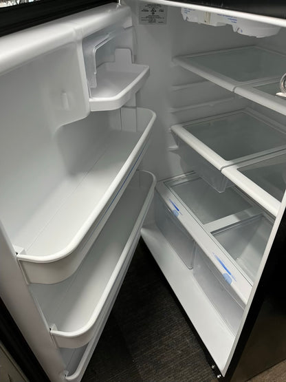 ITEM: #RF94D GE top freezer stainless steel  refrigerator  33” in