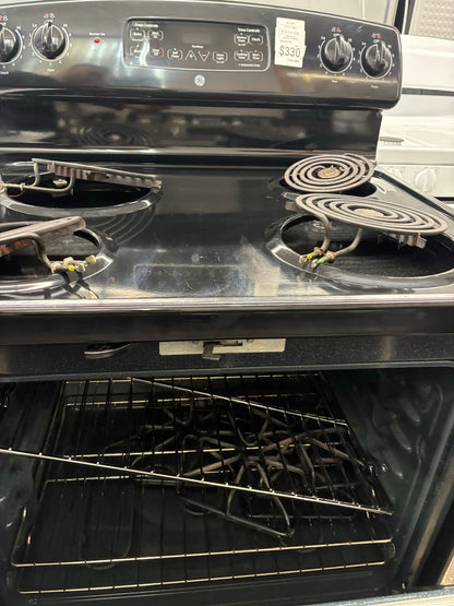 GE electric black steel 30” 4 burners coils