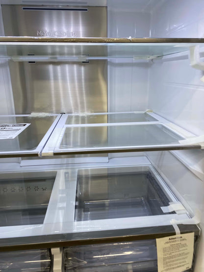 ITEM: RF833 Samsung 31 cu. ft. Mega Capacity 4-Door French Door Refrigerator with Dual Auto Ice Maker in Stainless Steel 36”