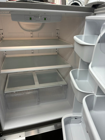 Amana bottom freezer refrigerator stainless steel 30”