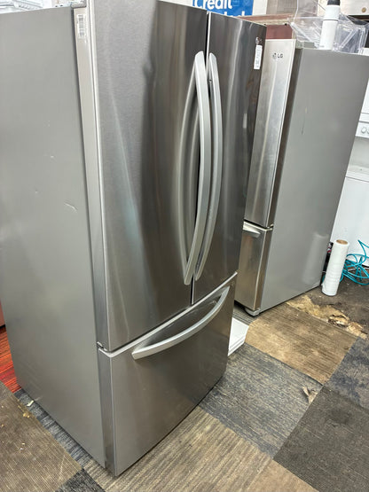 LG French door refrigerator stainless steel 33 in