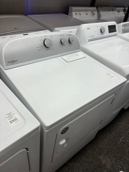 Whirlpool electric dryer 29” large capacity white