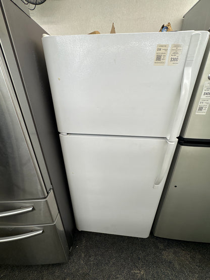 ITEM: #RF29A kenmore top  freezer white refrigerator  30” in