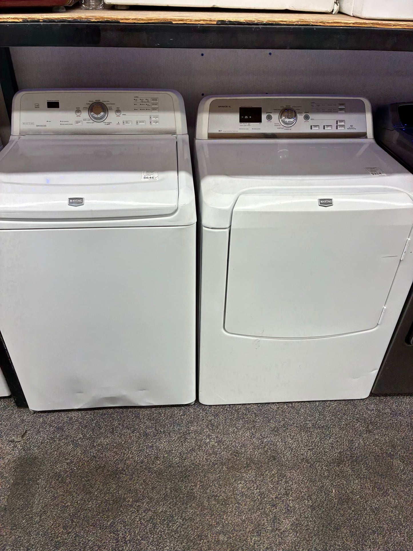 MAYTAG electric washer 27” and dryer 29” top load