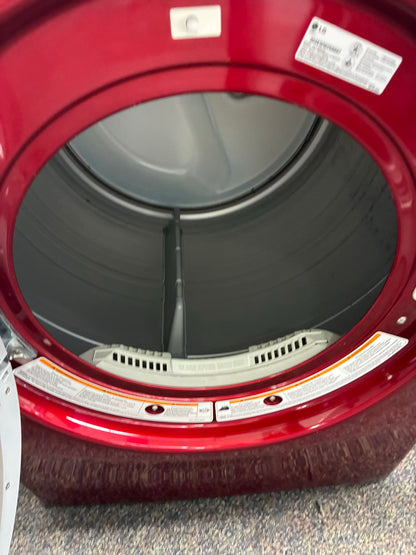 LG gas dryer 27” large capacity red with steam option