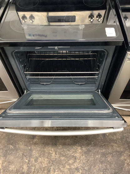 GE electric range stainless steel 30”