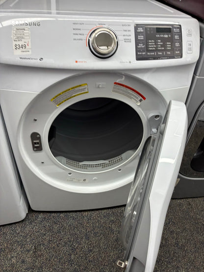 SAMSUMG gas dryer 27” large capacity white