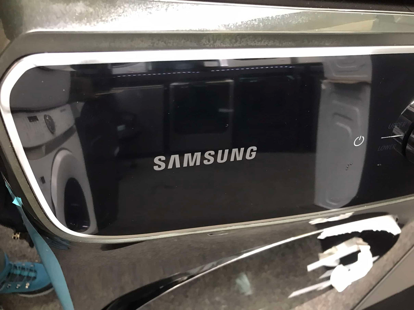 • 🔥HOT DEAL  ★ Samsung Open Box 6 cu. ft. Smart High-Efficiency Front Load Washer with Super Speed in Brushed Black W4488