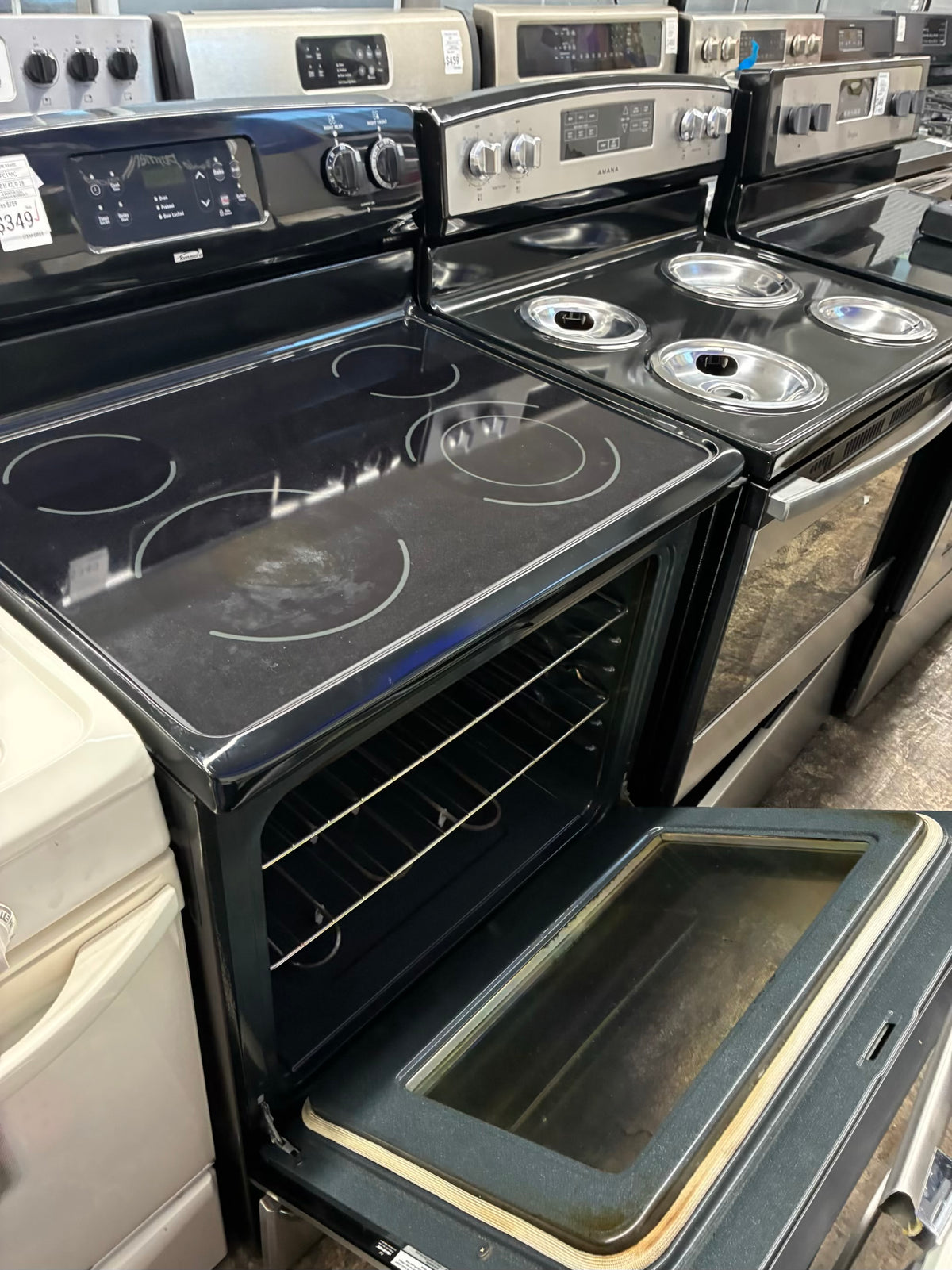 Kenmore electric range stainless steel 30” 4 burners
