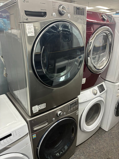 LG electric washer and dryer 27” front load