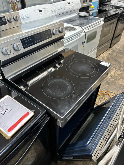 Samsung electric range black 5 burners 30” air fryer