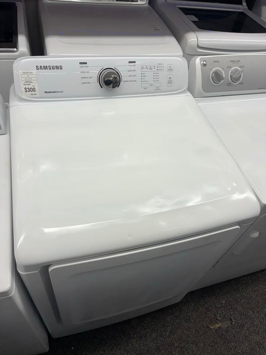 Samsung gas dryer side by side 27 inch moisture sensor