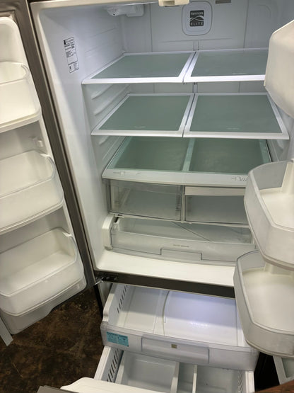 Kenmore French door refrigerator stale stainless steel 30” ice maker water dispenser