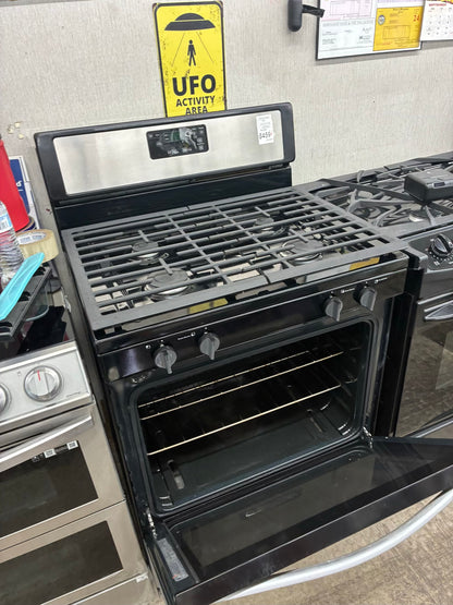 Whirlpool Gas Range Stainless Steel 4 Burners 30”