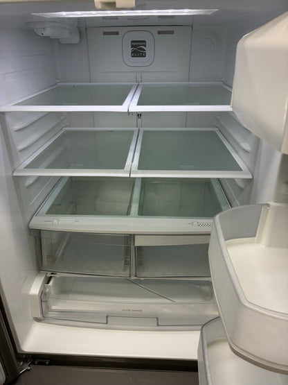 Kenmore French door refrigerator stale stainless steel 30” ice maker water dispenser
