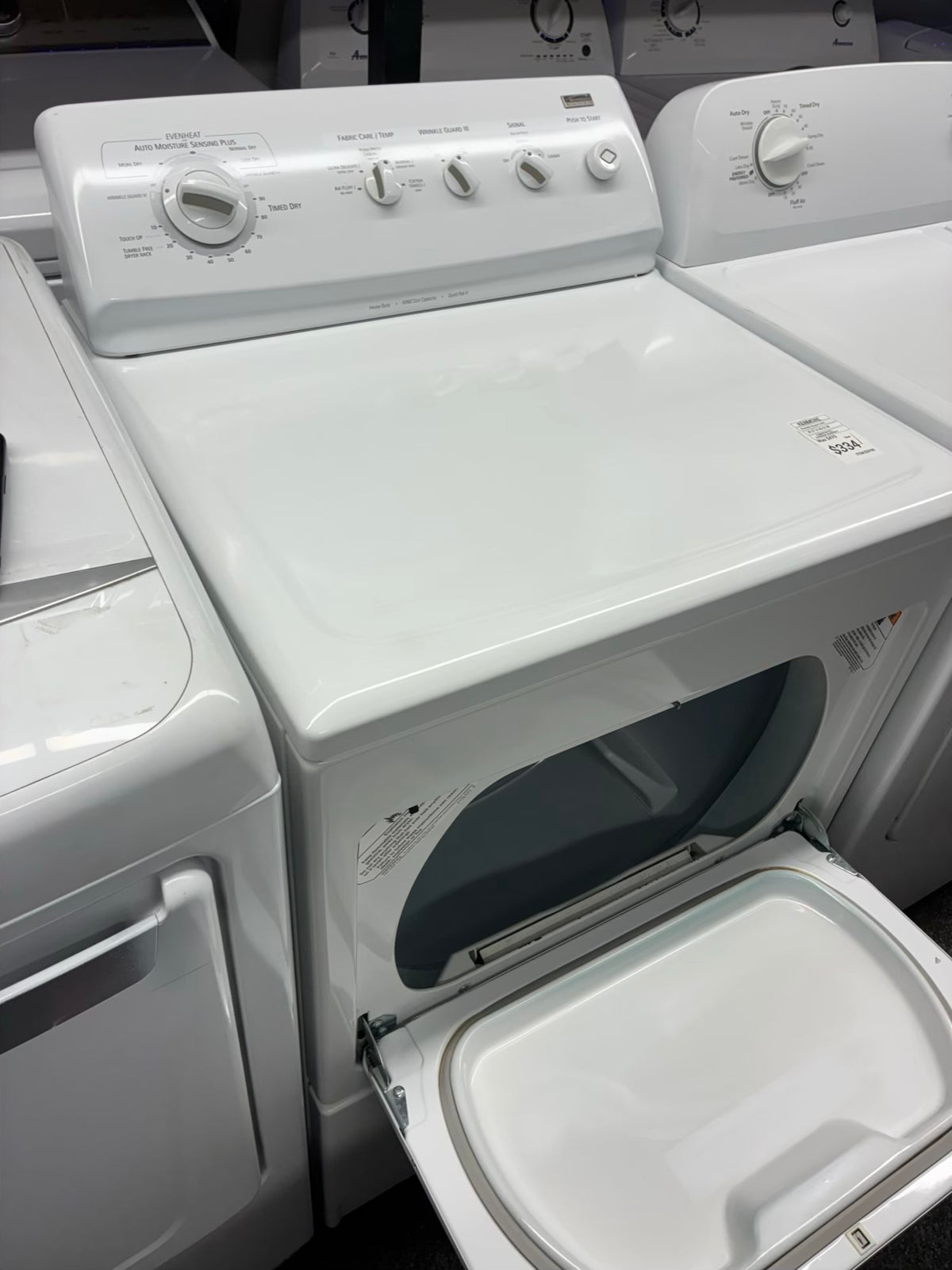 Kenmore electric dryer 27” large capacity white