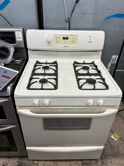 Kenmore Gas Range beige color  4 Burners 30”