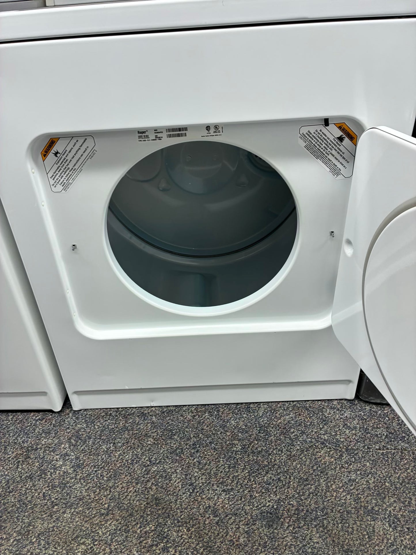 ROPER WASHER 27” N DRYER 29”TOP LOAD ELECTRIC WHITE