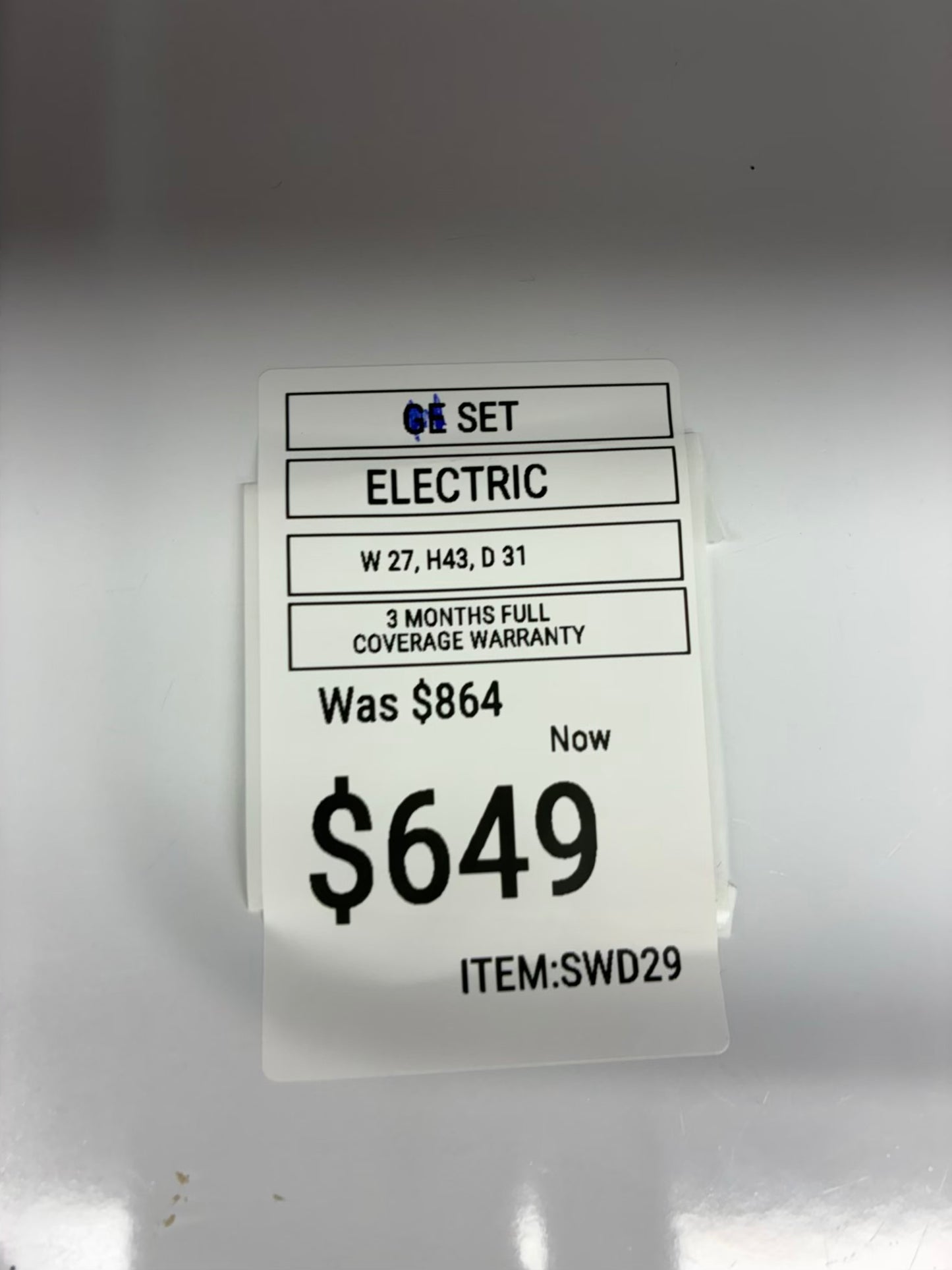 KENMORE WASHER N DRYER TOP LOAD GAS 27”