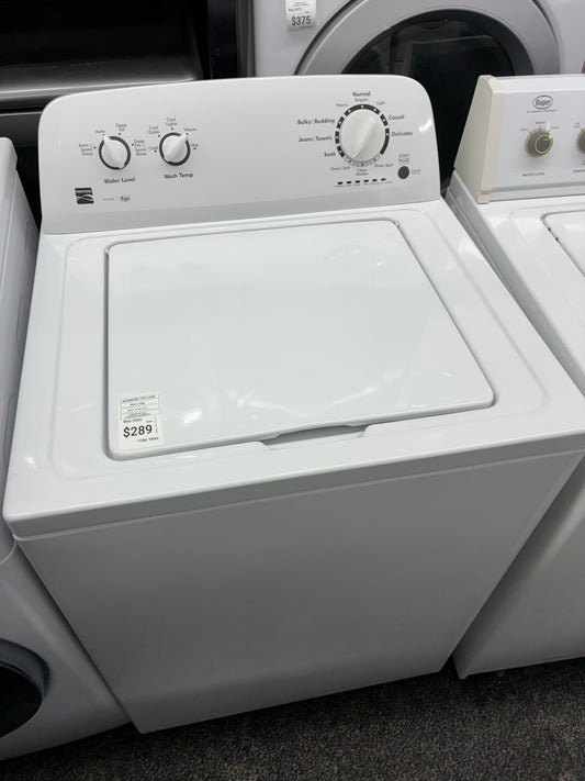 Kenmore top load washer  large capacity side x side 27”