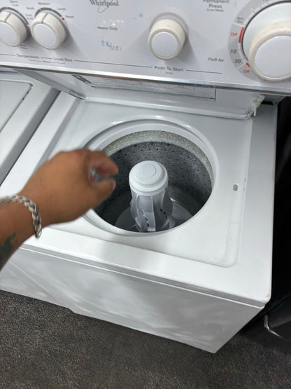 Whirlpool laundry center  washer and dryer set electric stackable 24”