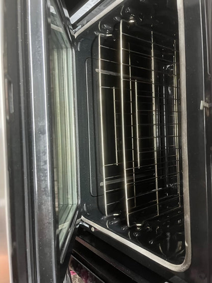 ^ ITEM #GR77A kenmore  Stainless steel slide in gas range 5 burner 30 inch