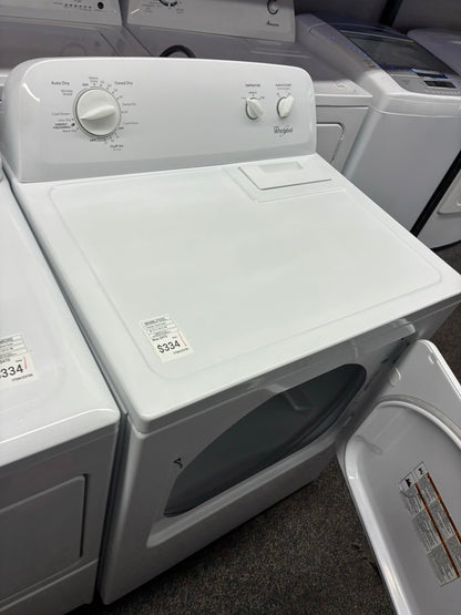 Whirlpool electric dryer 29” large capacity white