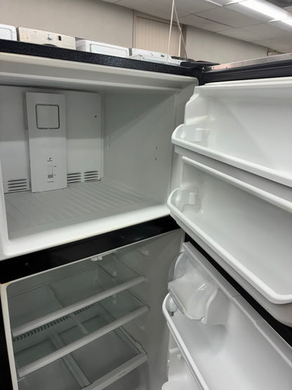 Frigidaire top freezer refrigerator stainless steel 30”