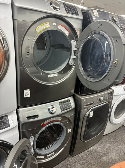 Samsung electric washer and dryer 27” front load slate