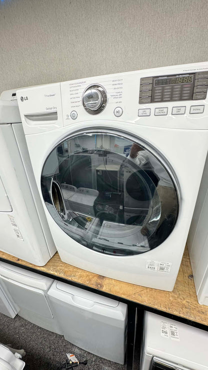 LG electric dryer true steam sensor dry high efficiency stainless steel drum