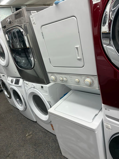 Whirlpool laundry center  washer and dryer set gas stackable 24”