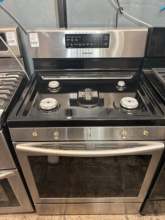 SAMSUNG Gas Range Stainless Steel 5 Burners 30”