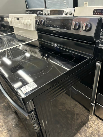 Samsung electric range stainless steel 30”  slate