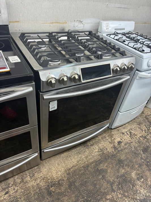 Samsun Gas Range Stainless Steel 5 Burners 30”