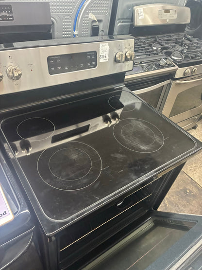 GE electric range stainless steel 30” 4 burners