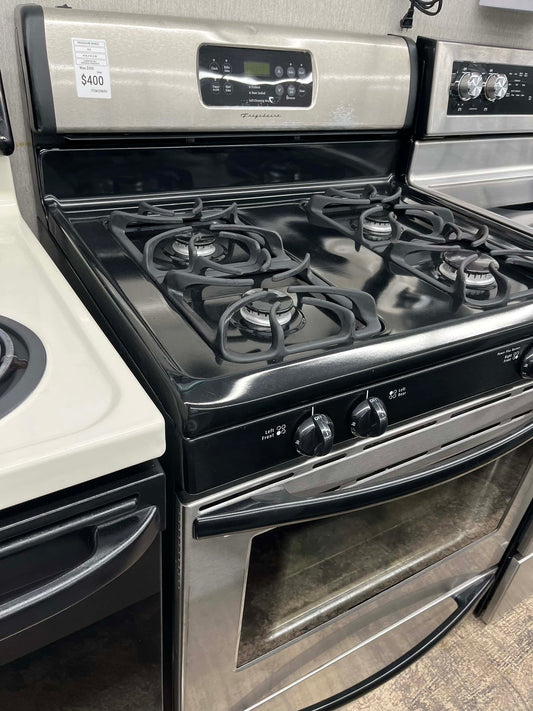 - ITEM #GR65H Frigidaire Stainless steel gas range 4 burner 30 inch