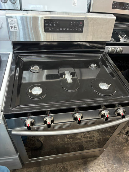 Samsung range 5 burner stainless steel 30”