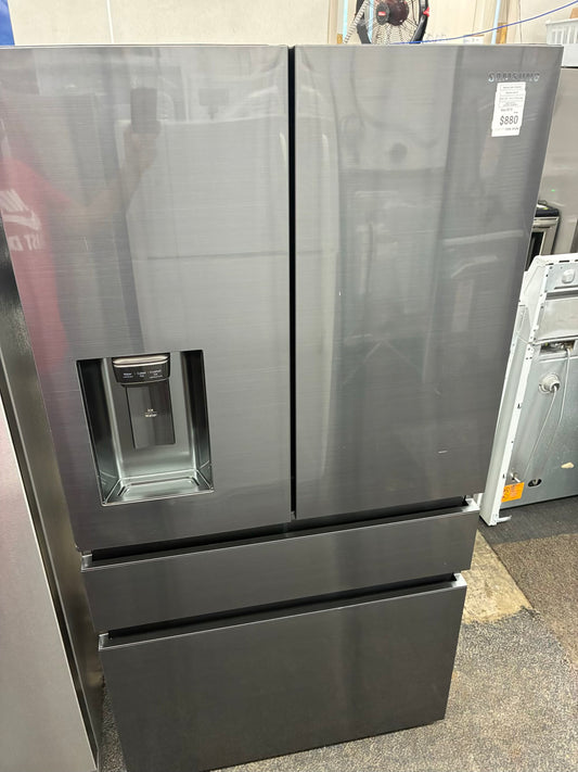 Samsung French 4 door refrigerator slate stainless steel 36” counter depth