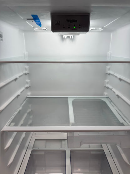 Whirpool top freezer stainless steel 28 inch