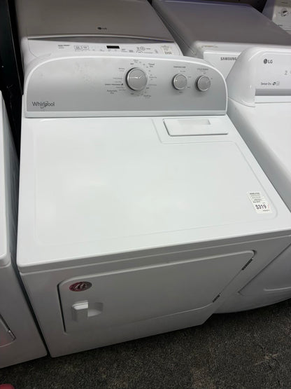Whirlpool electric dryer 29” large capacity white
