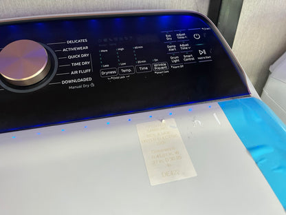 ^ ITEM #W84S Samsung  top load washer  & Brand New electric dryer 220v large capacity side x side 27”