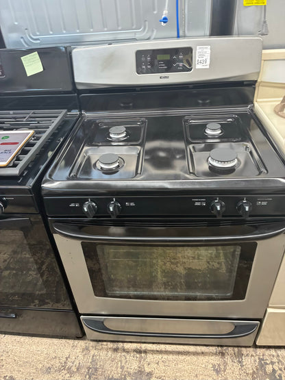 Kenmore Gas Range Stainless Steel 4 Burners 30”