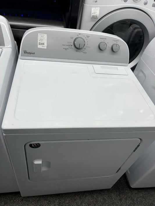Whirlpool electric dryer 27” large capacity