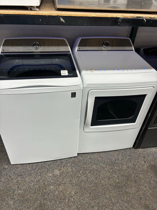 GE electric washer and dryer 27” top load