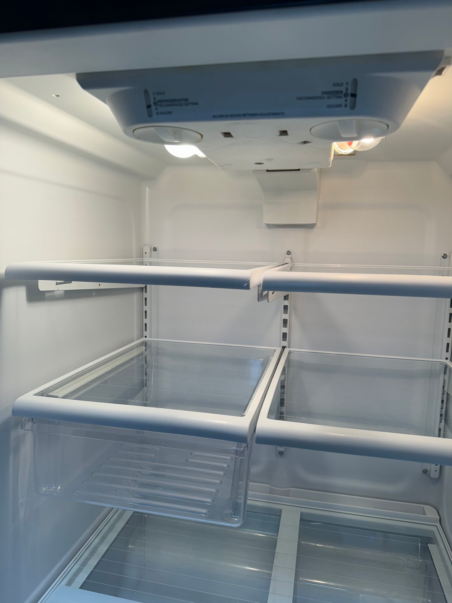 Maytag top freezer black 30 inch refrigerator