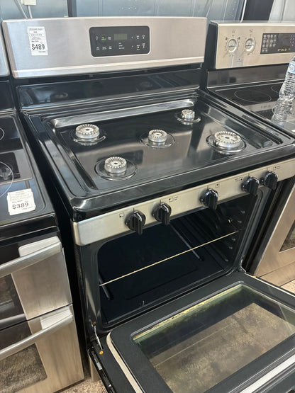 Frigidaire Gas Range Stainless Steel 5 Burners 30”