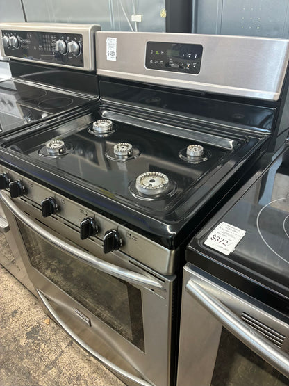 Frigidaire Gas Range Stainless Steel 5 Burners 30”